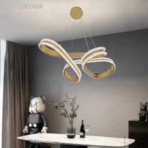 نجفة ليد ذهبي