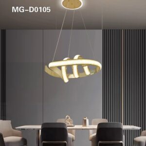 نجفة ليد ذهبي