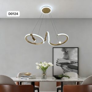 نجفة ليد ذهبي