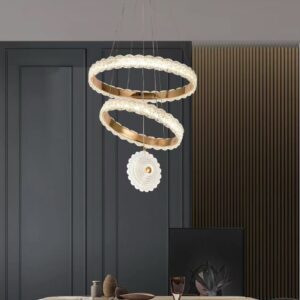 نجفة ليد ذهبي