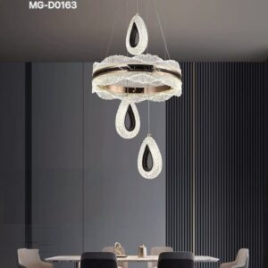 نجفة ليد ذهبي*اسود