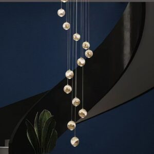 نجفة ليد ذهبي