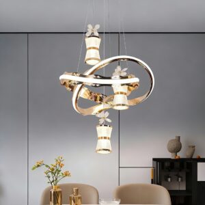 نجفة ليد ذهبي