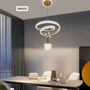 نجفة ليد ذهبي