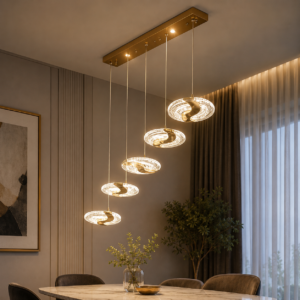 دلاية مودرن 5 حلقات بإضاءة LED